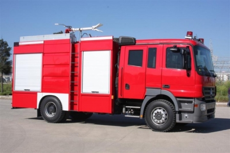 Narrow Field Fire Truck